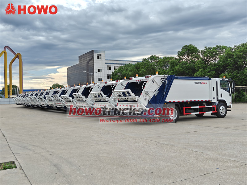 15 units rear loader truck for export