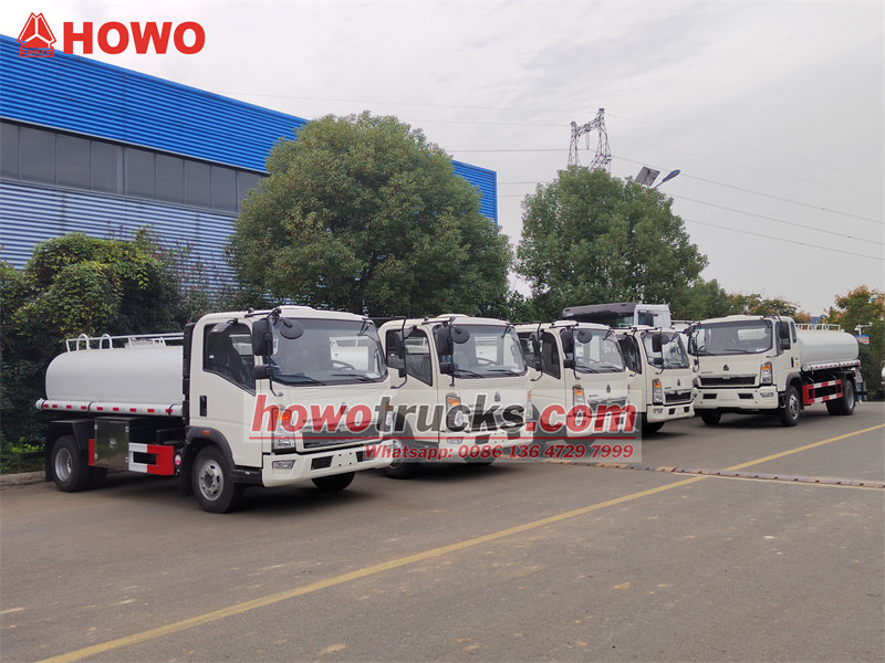 HOWO drinking water tanker truck for export