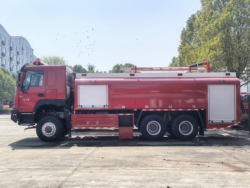 HOWO 6×6 fire tender truck