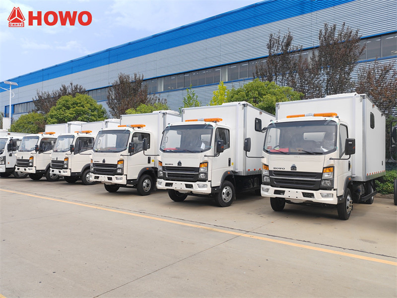 8 units HOWO 4x4 emergency mobile maintenance vehicles