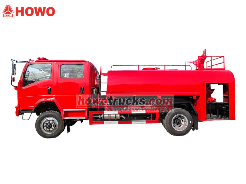 HOWO 4x4  fire fighting truck