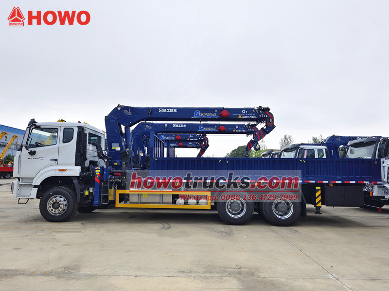 SINOTRUK HOWO truck mounted crane for export