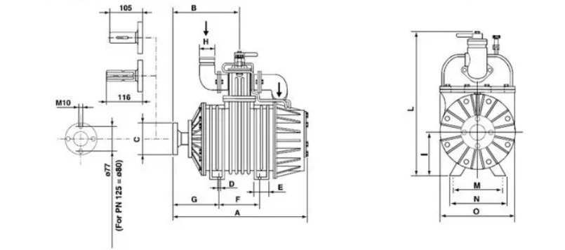 Jurop PN84D vacuum pump