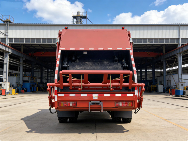 HOWO NX heavy waste compactor truck