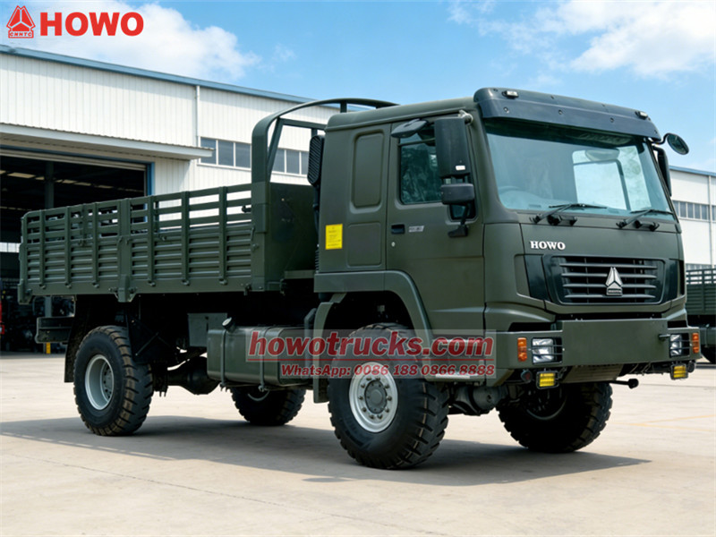 Howo off road 10tons cargo truck