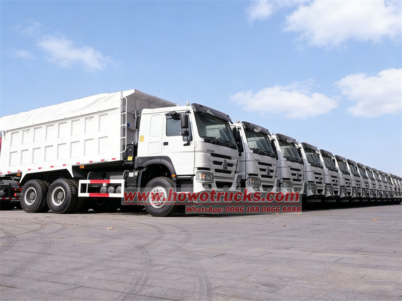 HOWO 6×6 off-road dump trucks