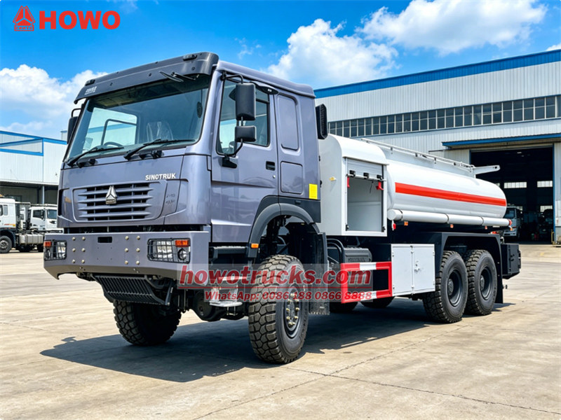 Howo off road fuel tank truck
