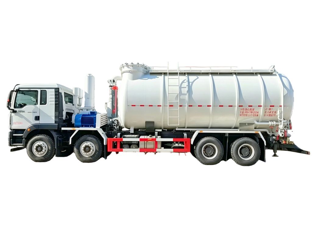 Howo TX dry powder negative suction truck
