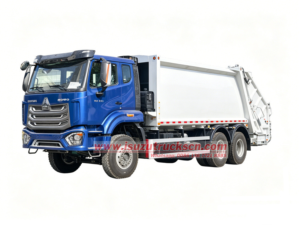 HOWO 20 cbm large rear compaction vehicle