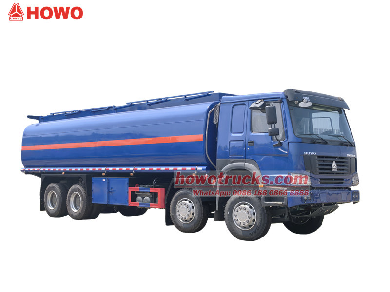HOWO Euro 2 emission steel tanker fuel truck - CS卡车